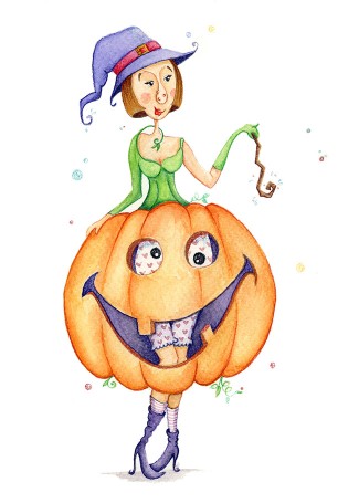 Fee, witch Pumpkin
